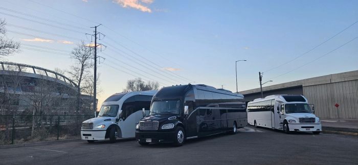 Black limo coach